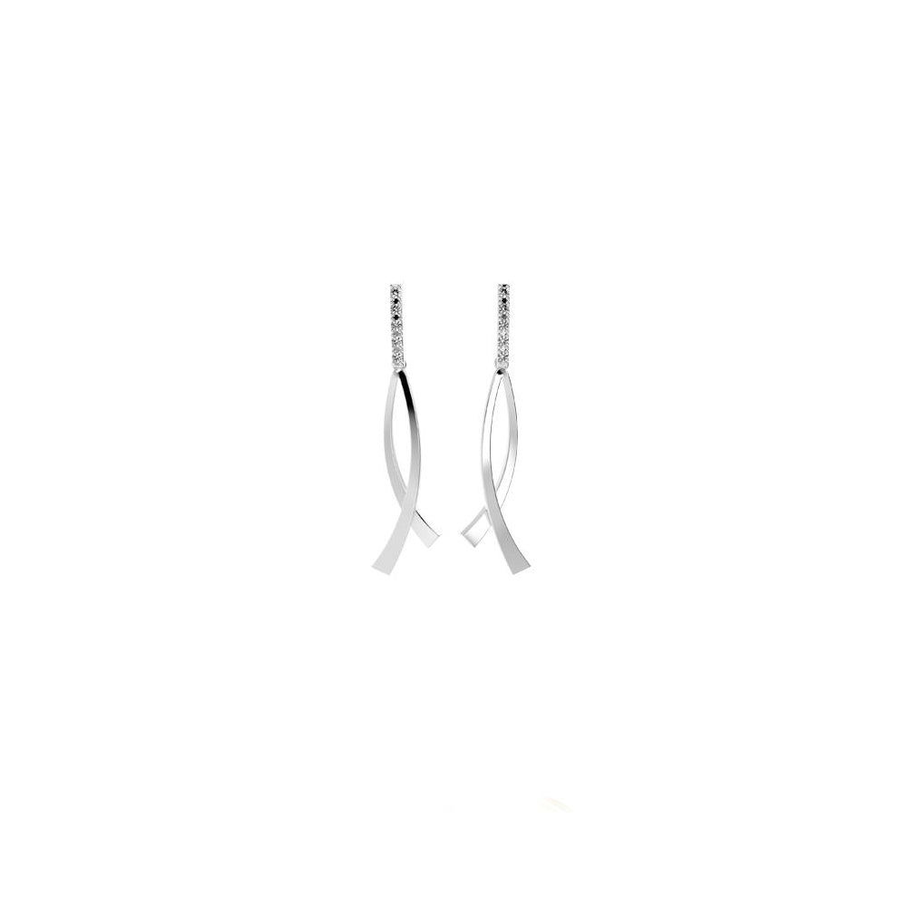 31529P - CZ 925 Sterling Silver Earring