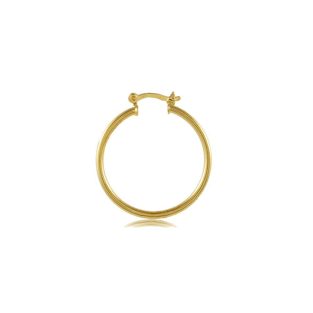 35398 18K Gold Layered Hoop Earring
