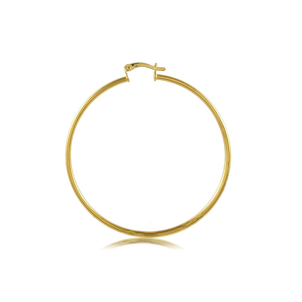 35400 18K Gold Layered Hoop Earring