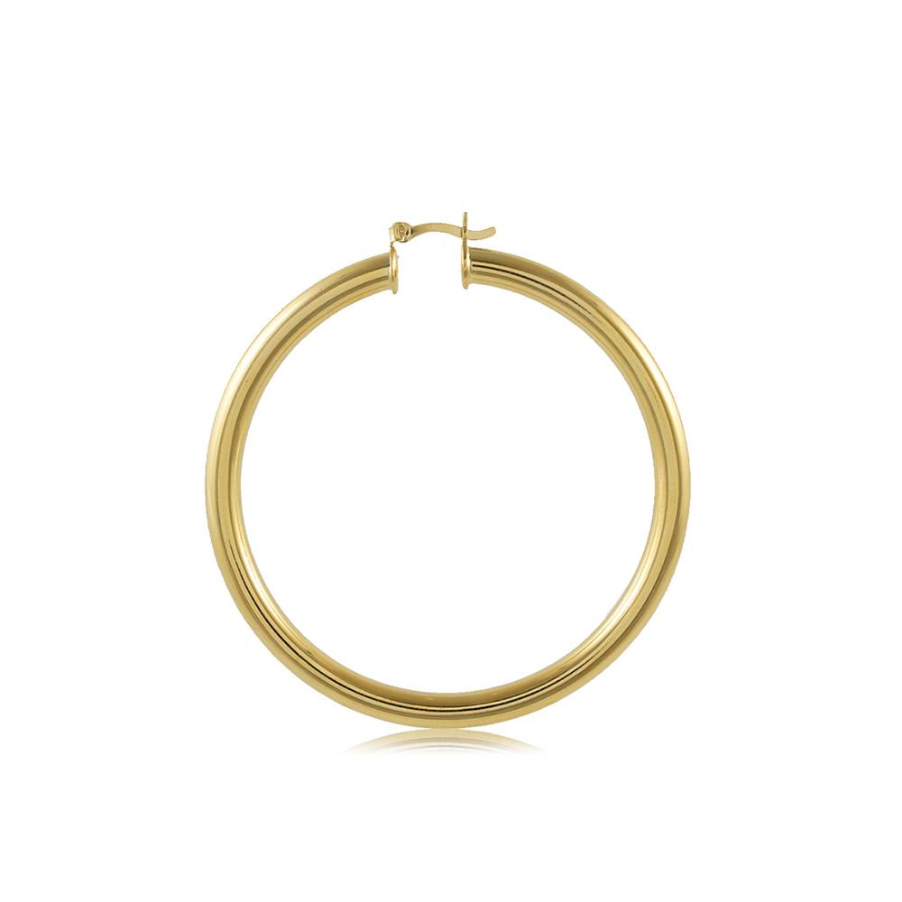 35415 18K Gold Layered Hoop Earring