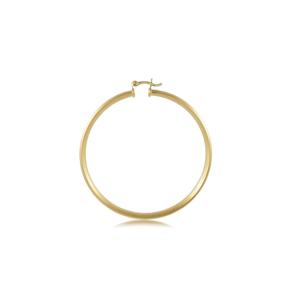35466 18K Gold Layered Hoop Earring
