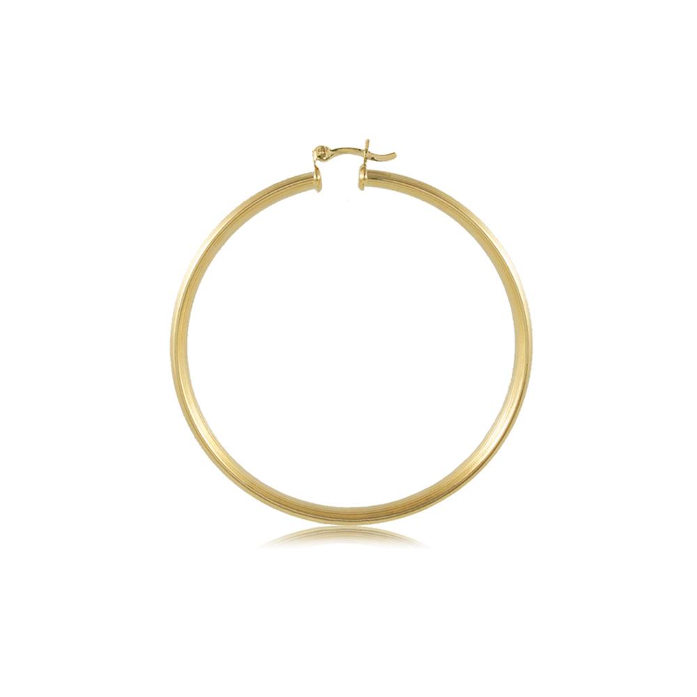 35468 18K Gold Layered Hoop Earring