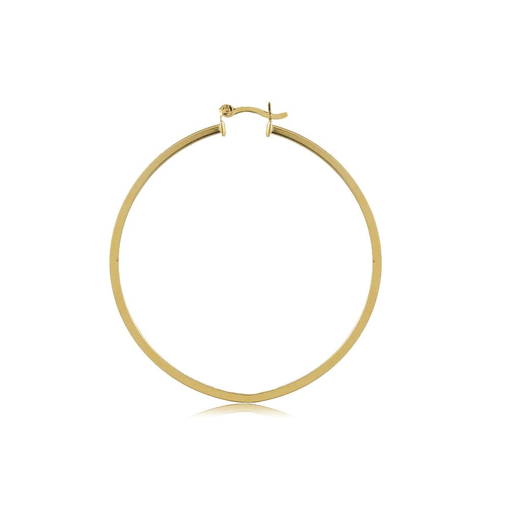 35512 18K Gold Layered Hoop Earring