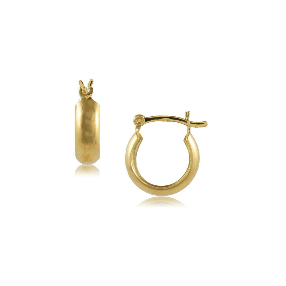 35627 18K Gold Layered Hoop Earring