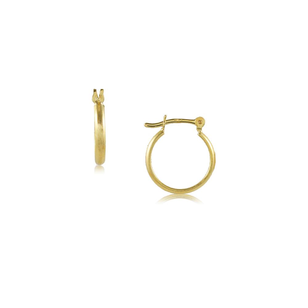 35673 18K Gold Layered Hoop Earring