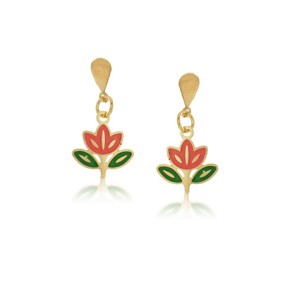 36200 18K Gold Layered Earring