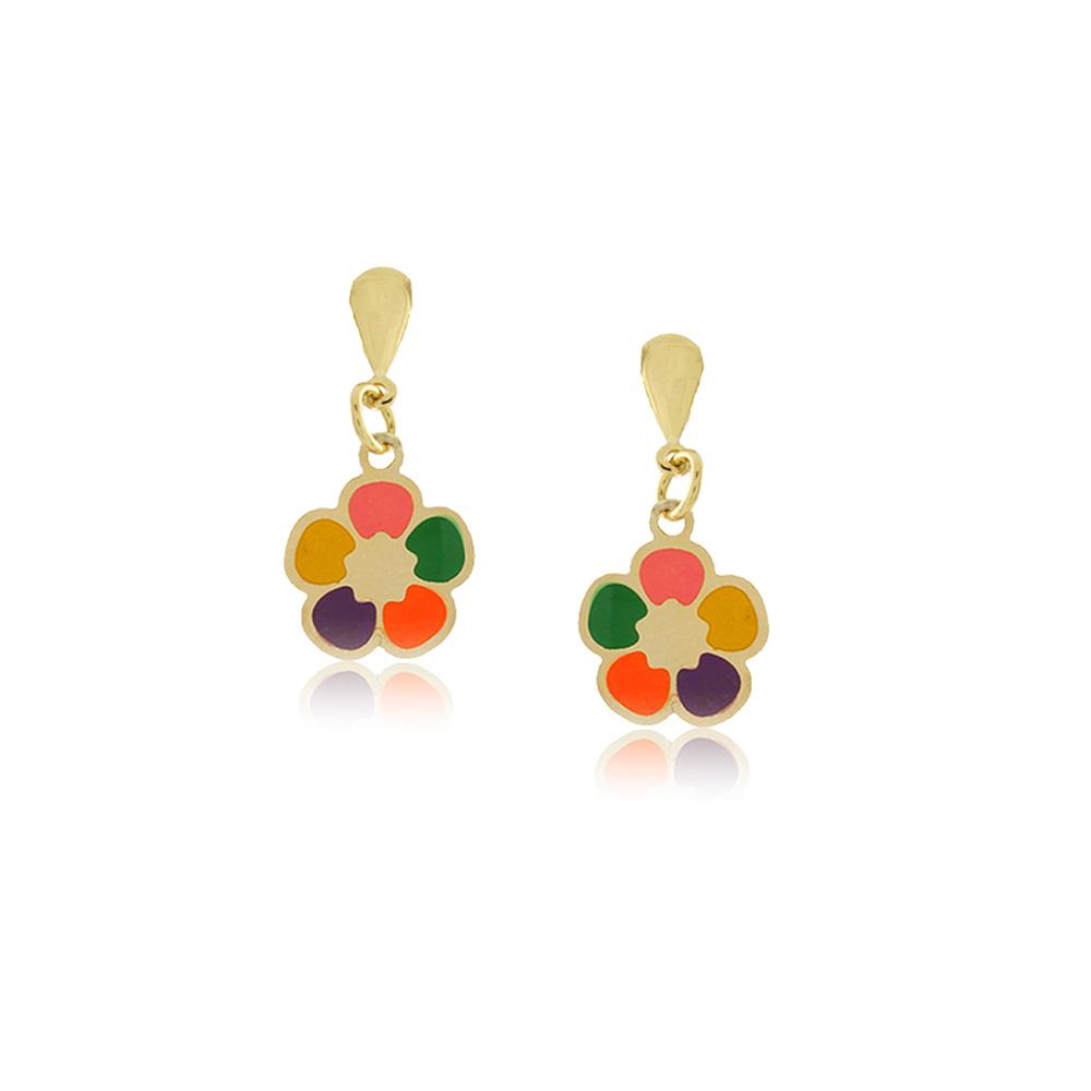36202 18K Gold Layered Earring