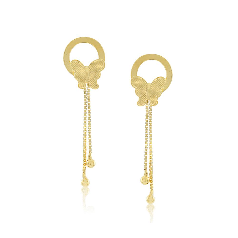 36296 18K Gold Layered Earring