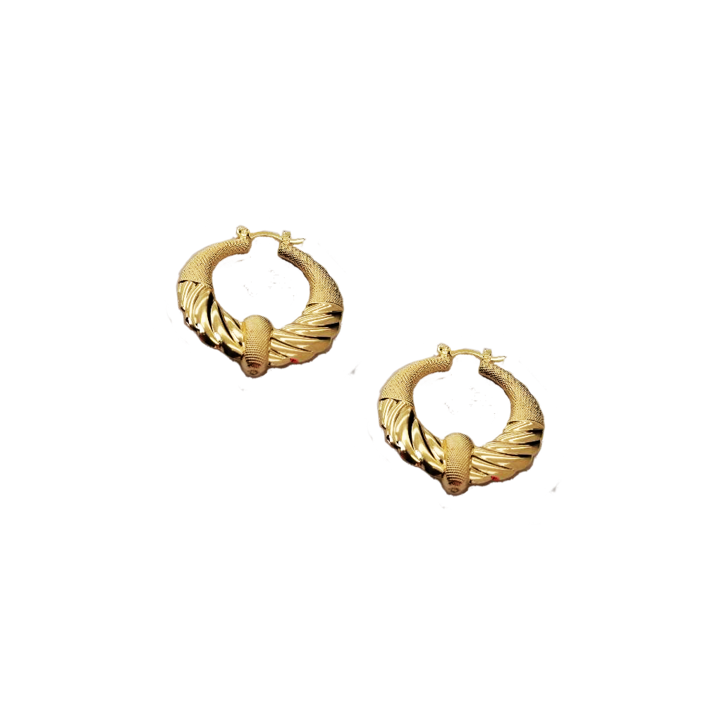 36515 18K Gold Layered Earring