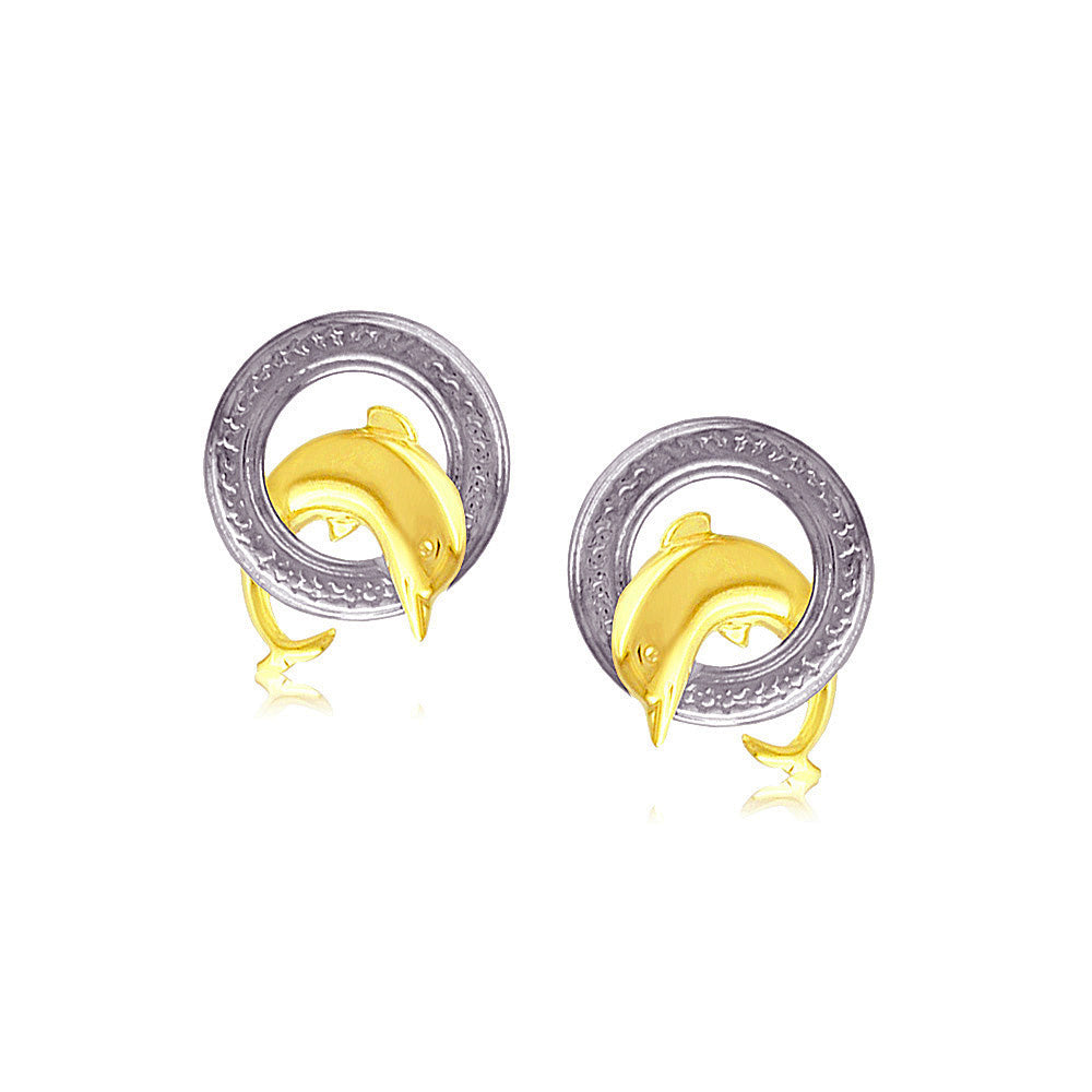 37382 - 2 Tone Earring