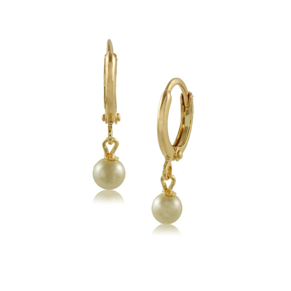 38034 18K Gold Layered CZ Earring