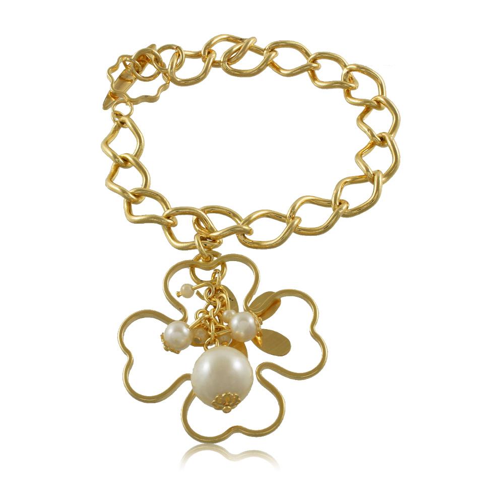 40014R 18K Gold Layered Bracelet 18cm/7in