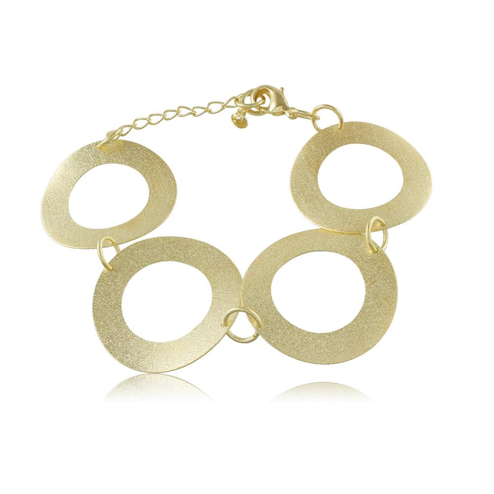 40063R 18K Gold Layered Bracelet 18cm/7in
