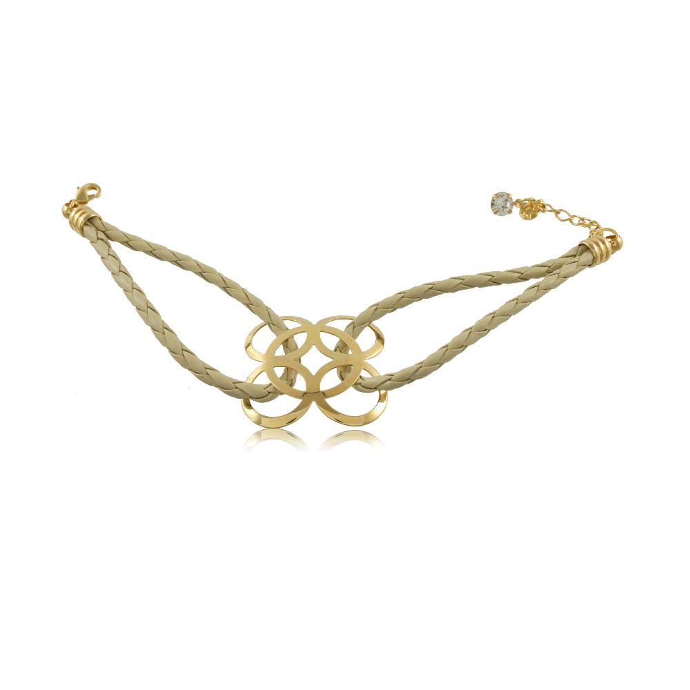 40277R 18K Gold Layered Bracelet 18cm/7in