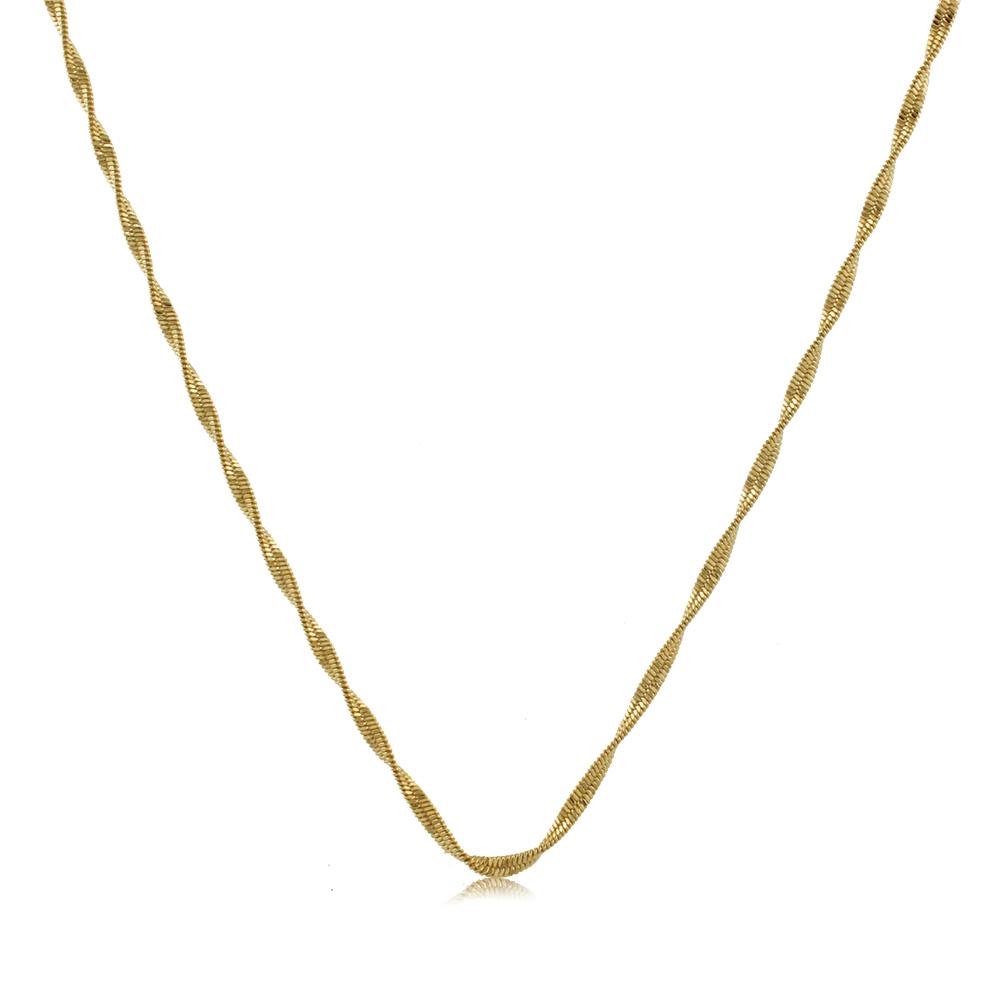 40607 18K Gold Layered -Chain 50cm/20in