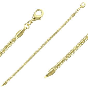 40706 18K Gold Layered -Chain 45cm/18in