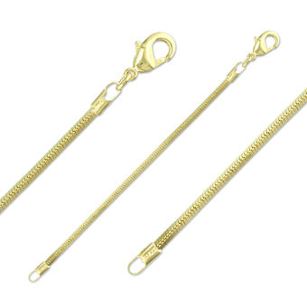40711 18K Gold Layered -Chain 45cm/18in