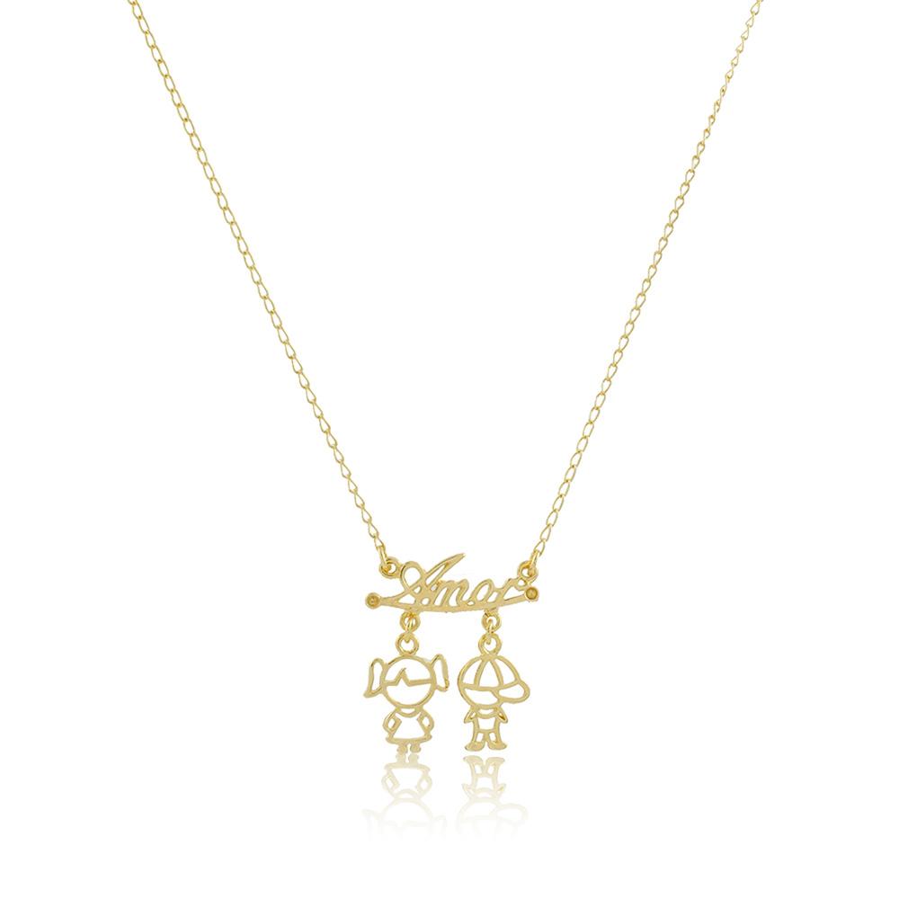 46038 18K Gold Layered Necklace 45cm/18in