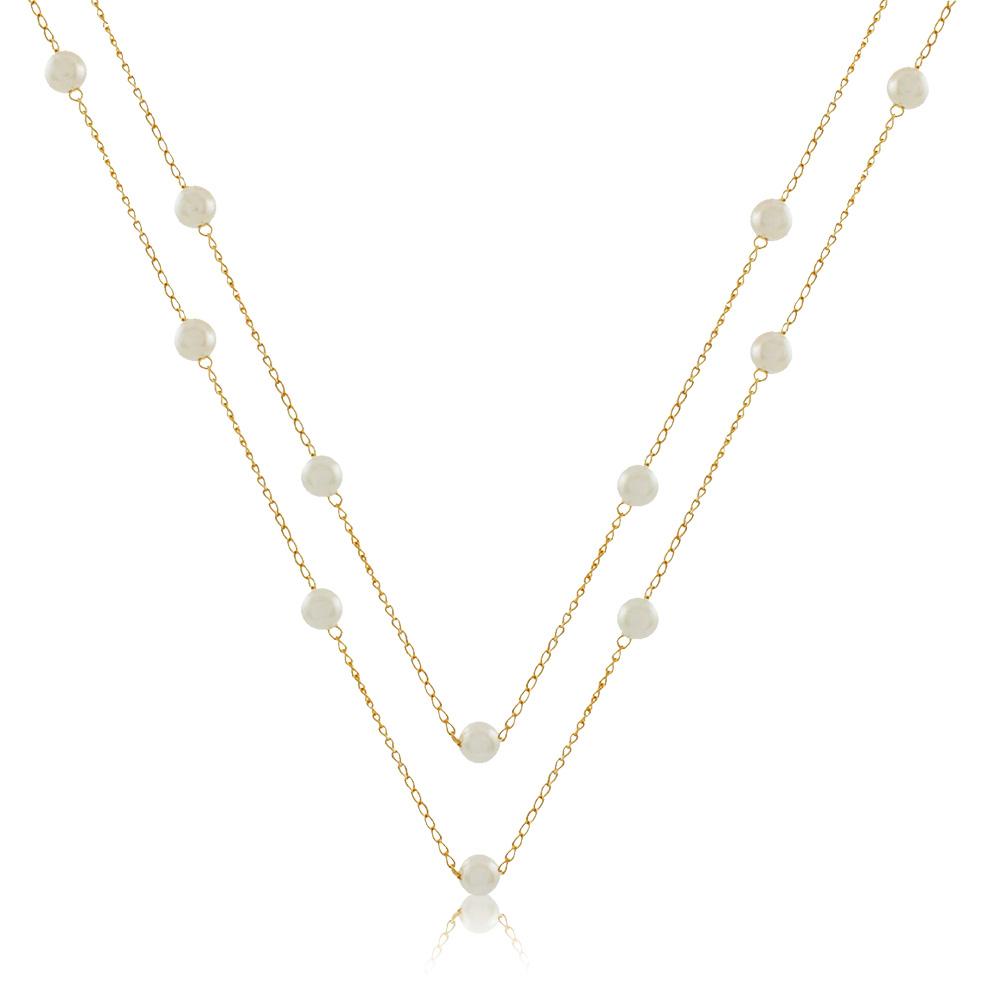 46041 18K Gold Layered Necklace 120cm/48in