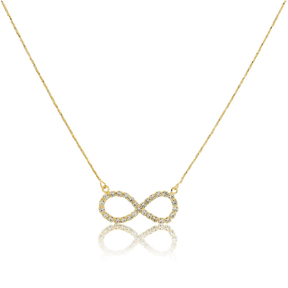 46048 18K Gold Layered Necklace 40cm/16in