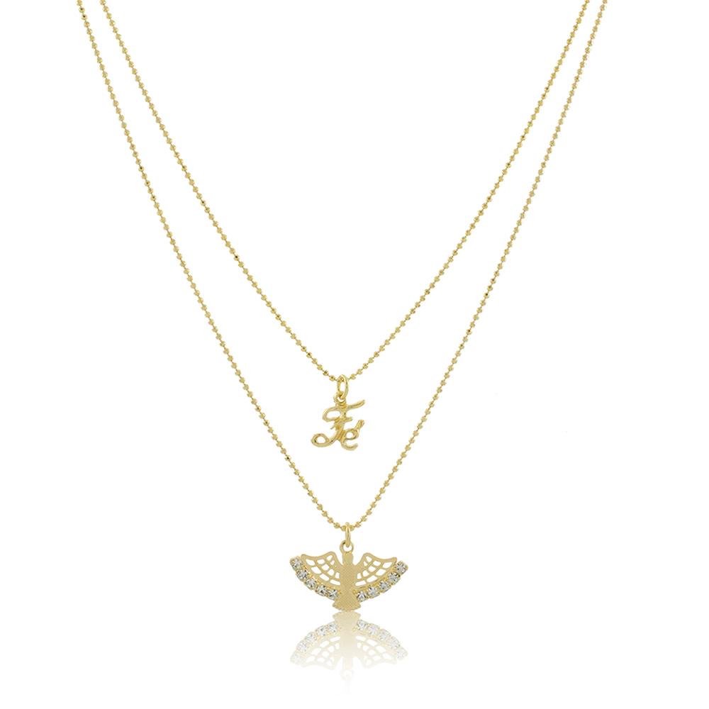46051 18K Gold Layered Necklace 45cm/18in