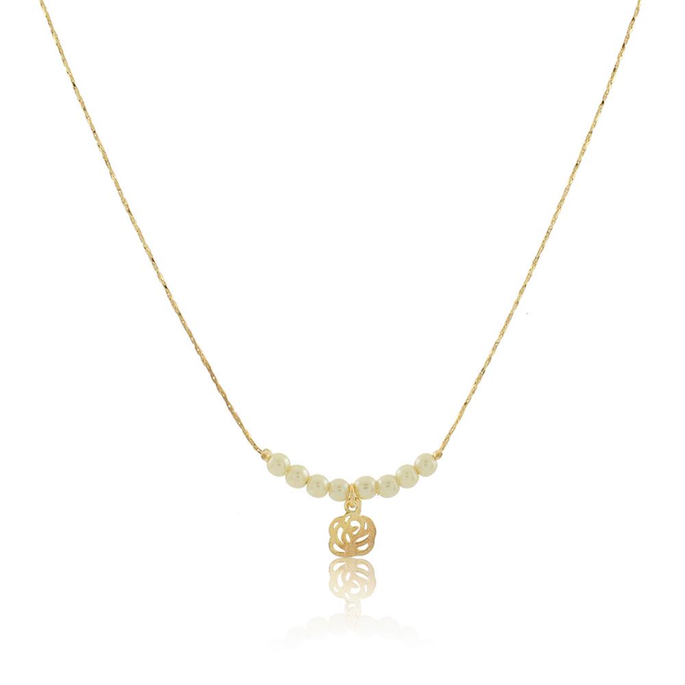 46073 18K Gold Layered Necklace 35cm/14in