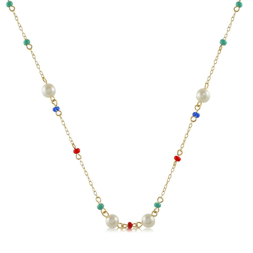46112 18K Gold Layered Necklace 70cm/28in