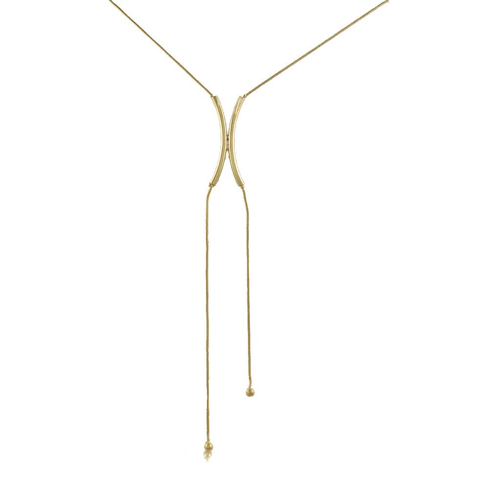 46121 18K Gold Layered Necklace 70cm/28in