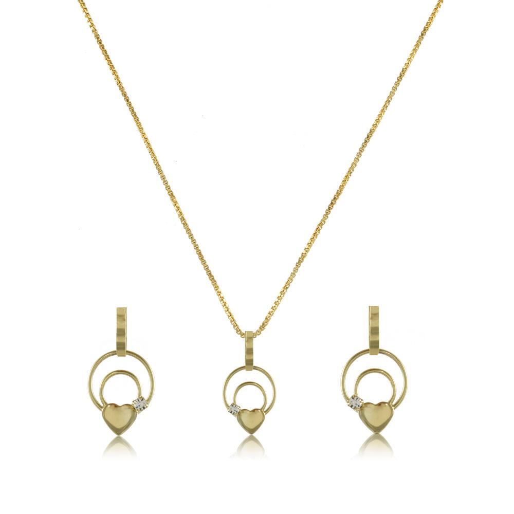 50154R 18K Gold Layered Set 45cm/18in