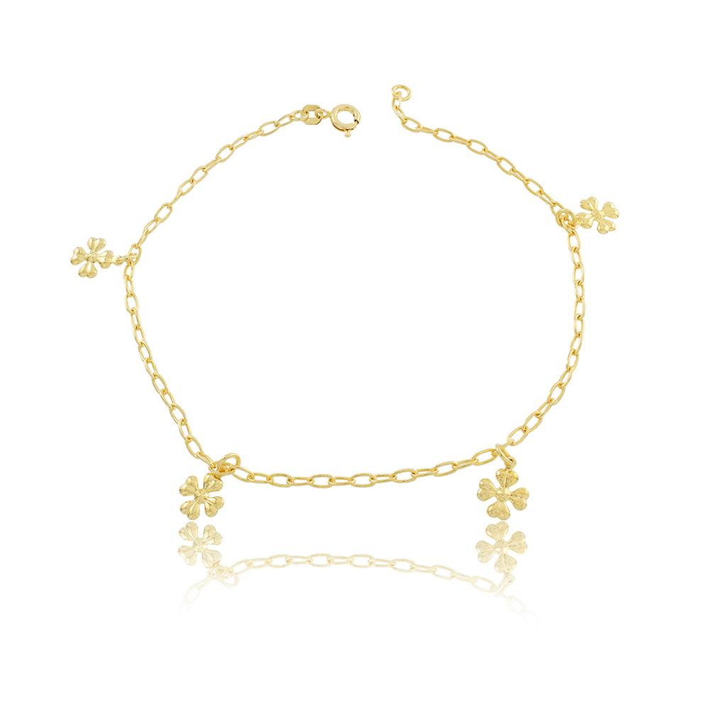 58001 18K Gold Layered Anklet 25cm/10in