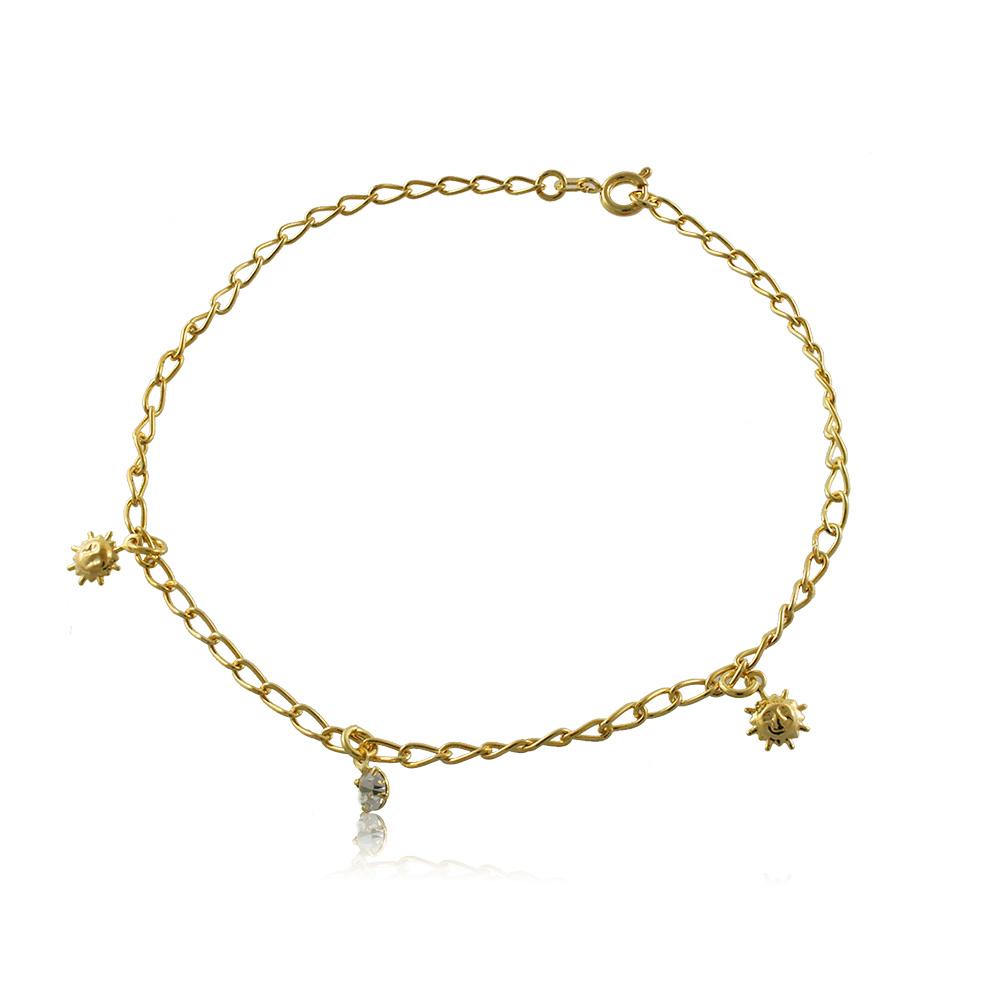 58004 18K Gold Layered Anklet 25cm/10in