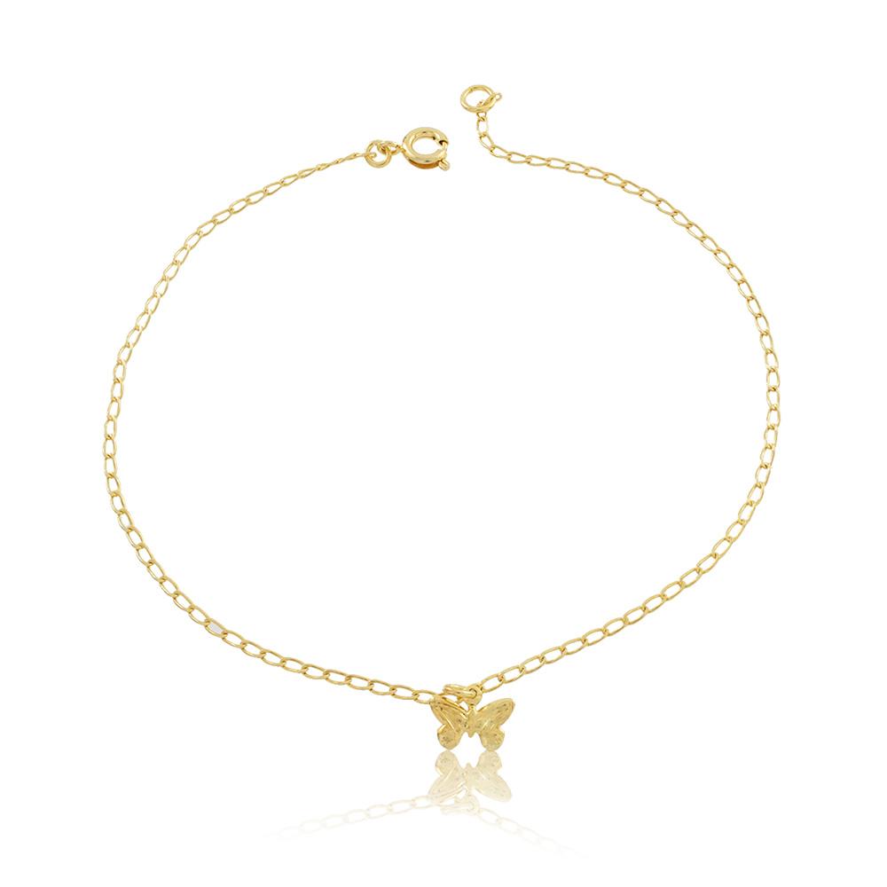 58005 18K Gold Layered Anklet 25cm/10in