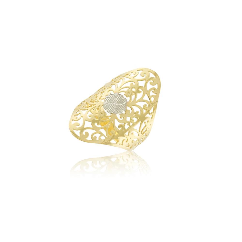 66024 18K Gold Layered Women's Ring