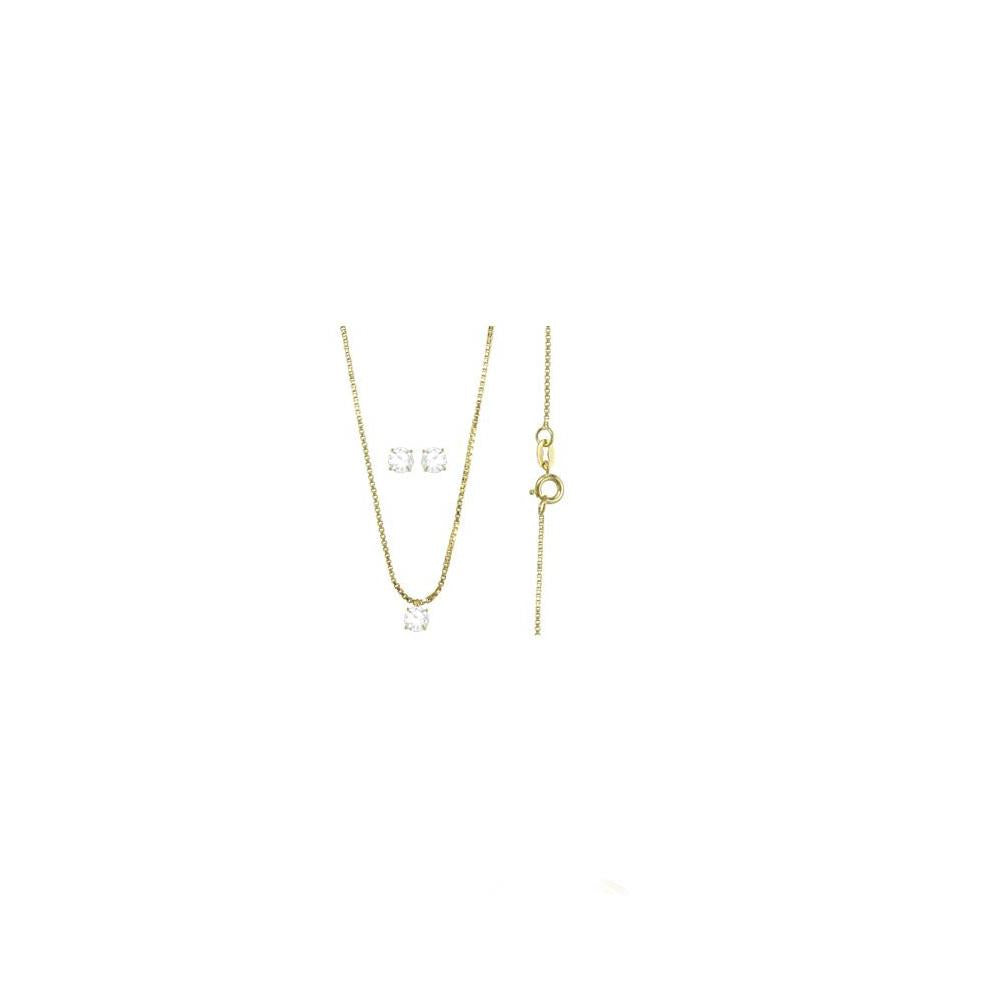 71565 18K Gold Layered CZ Set