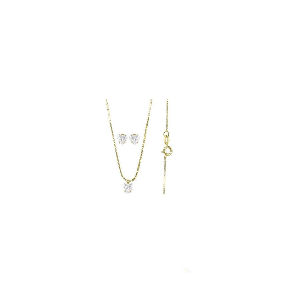71571 18K Gold Layered CZ Set