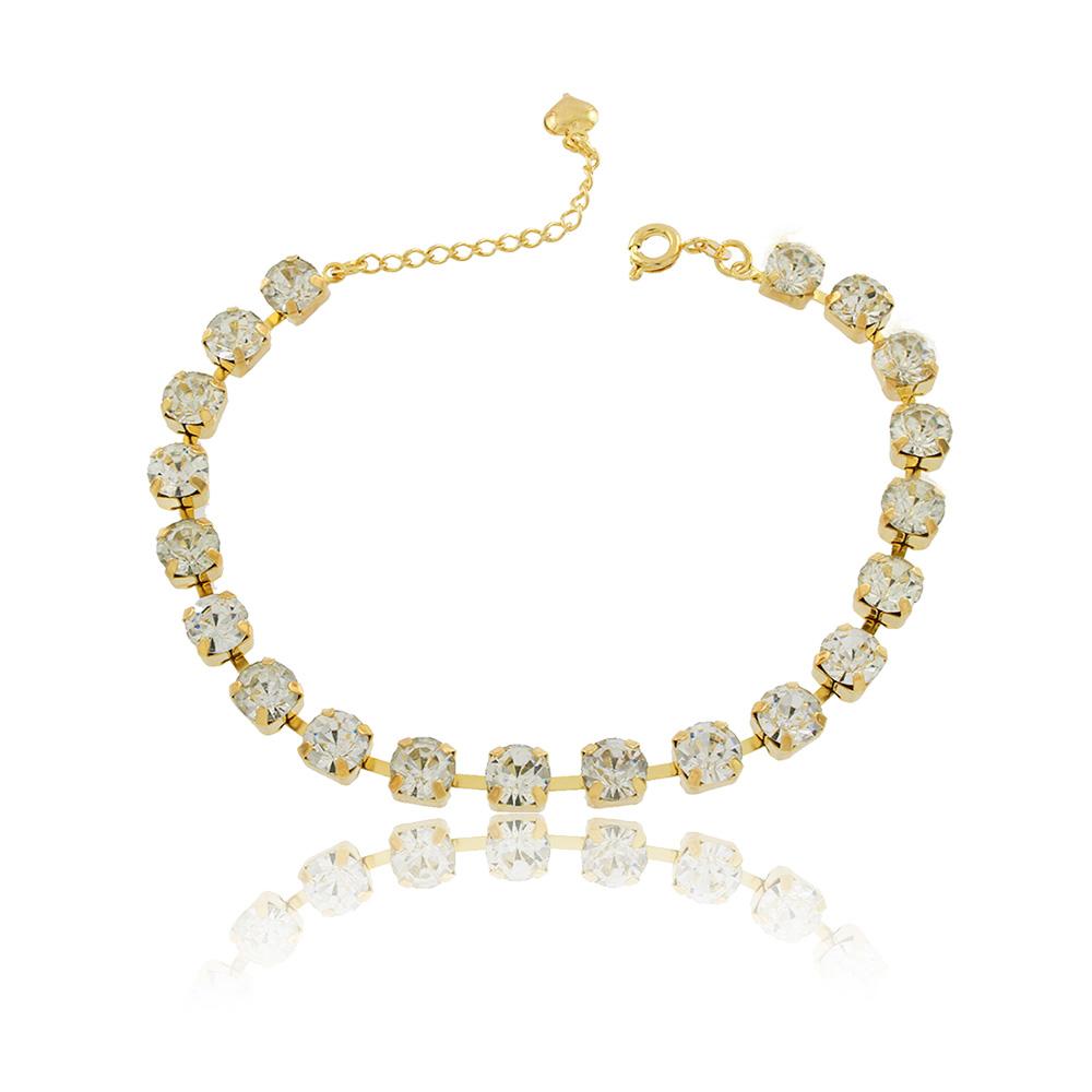 86062 18K Gold Layered Bracelet 18cm/7in