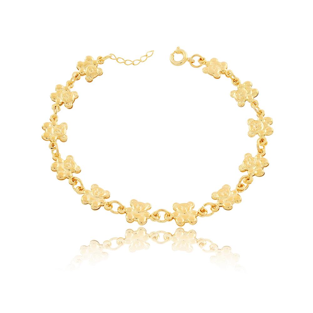 86086 18K Gold Layered Bracelet 18cm/7in