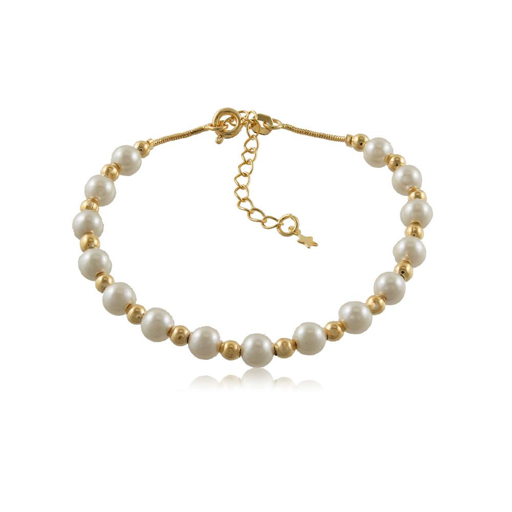 86094 18K Gold Layered Bracelet 18cm/7in