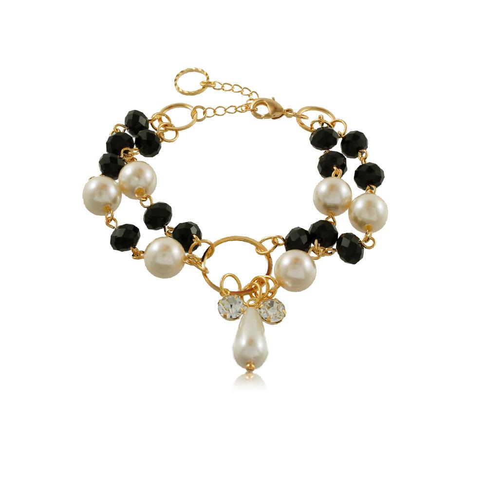 86097 18K Gold Layered Bracelet 18cm/7in