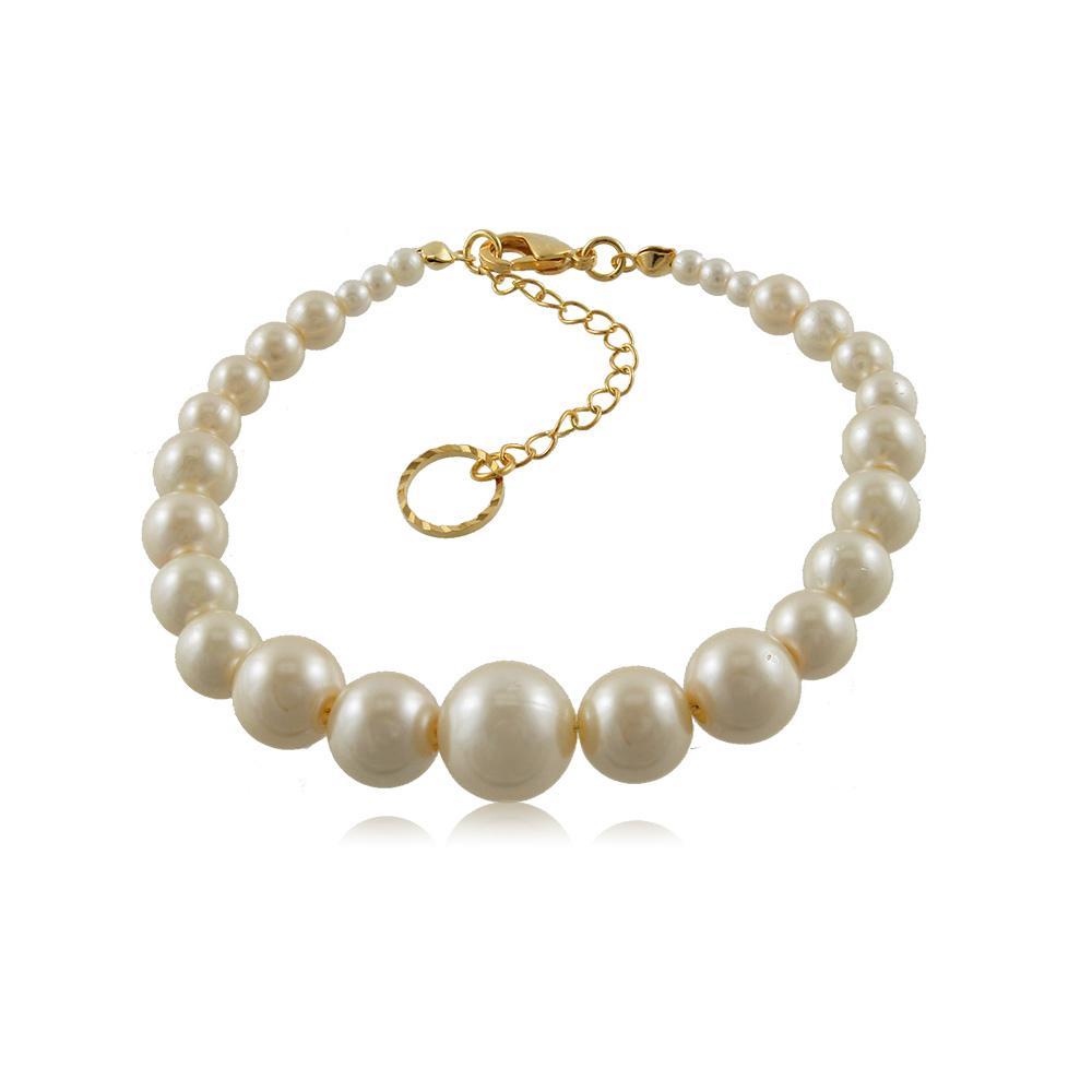 86102 18K Gold Layered Bracelet 18cm/7in
