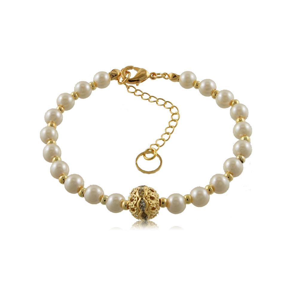 86105 18K Gold Layered Bracelet 18cm/7in