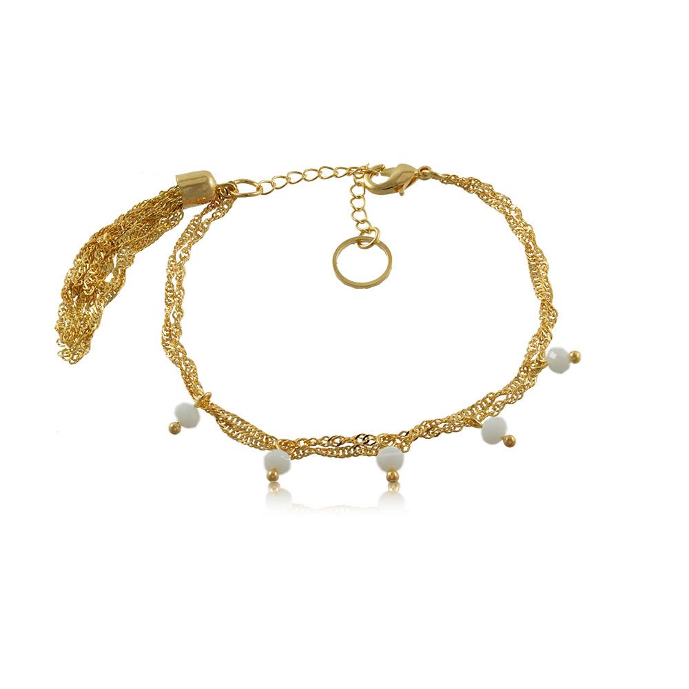 86111 18K Gold Layered Bracelet 18cm/7in