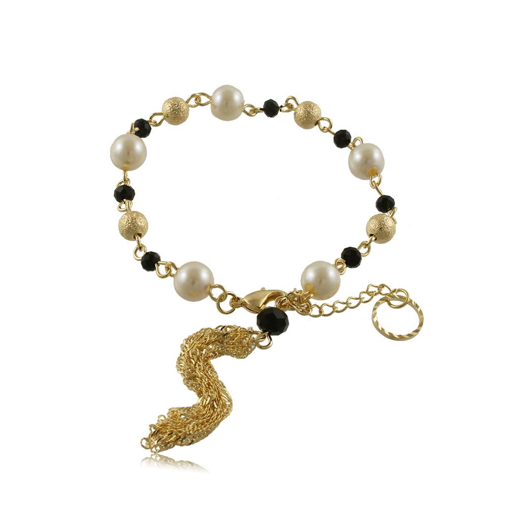 86114 18K Gold Layered Bracelet 18cm/7in