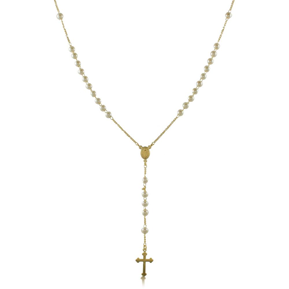 92009 18K Gold Layered -Rosary 50cm/20in