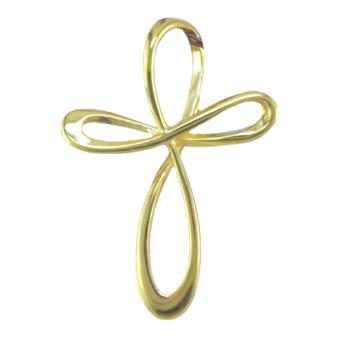 21991 Cross Gold Layered Pendant