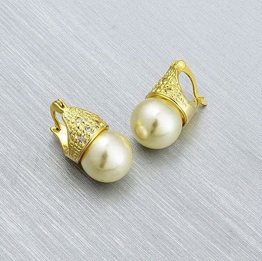 36097 18K Gold Layered Earring