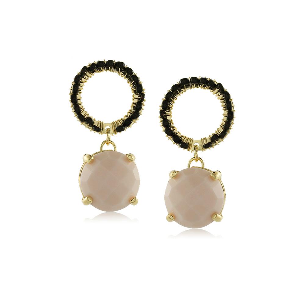 10018R 18K Gold Layered Earring