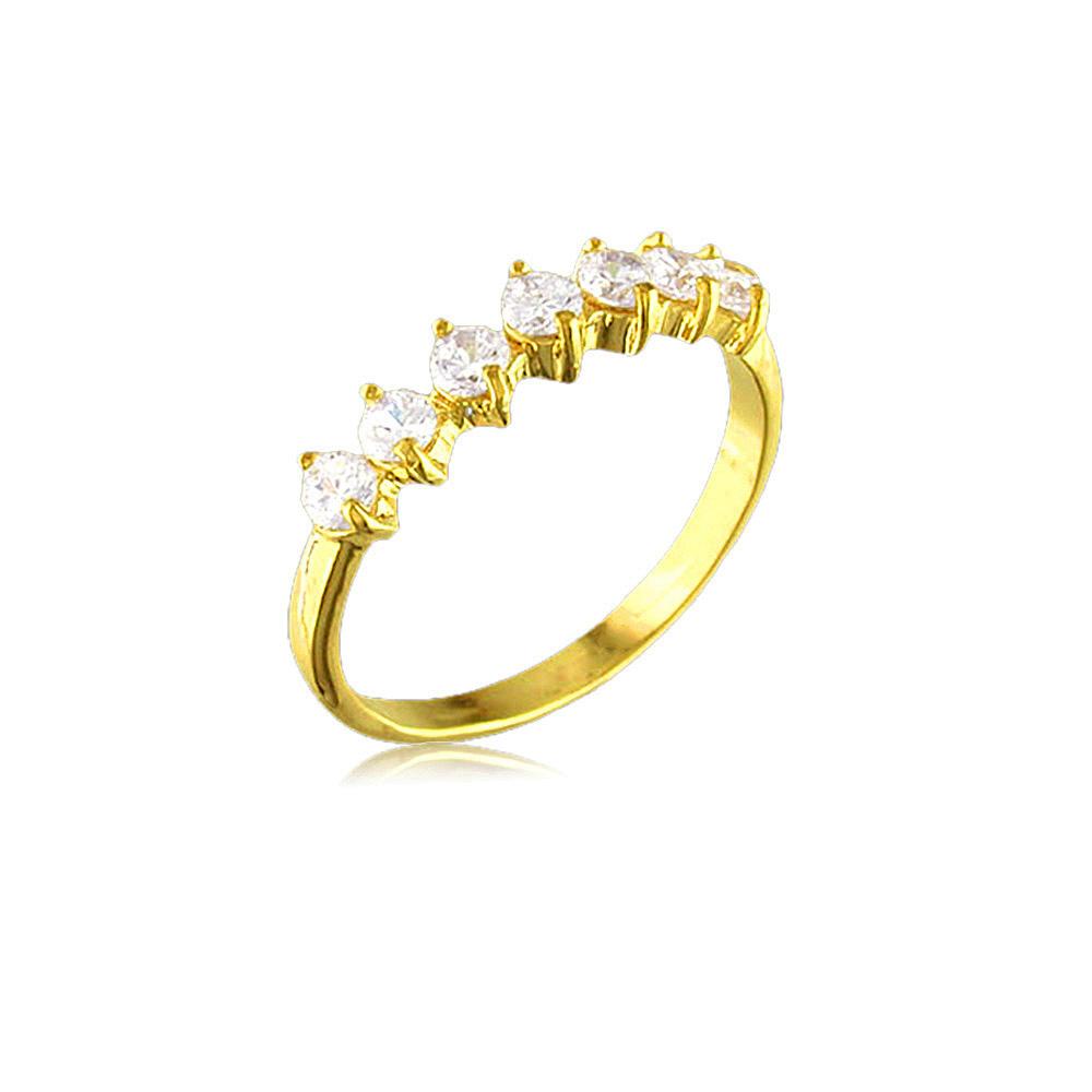 10072 18K Gold Layered CZ Women's Ring