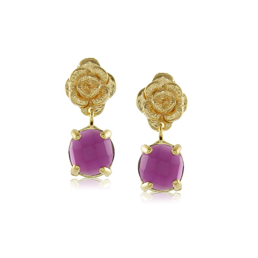 10208R 18K Gold Layered Earring