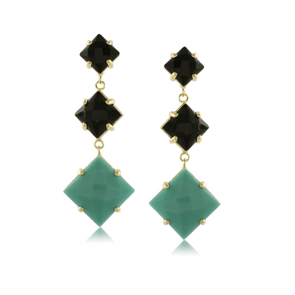 10223R 18K Gold Layered Earring